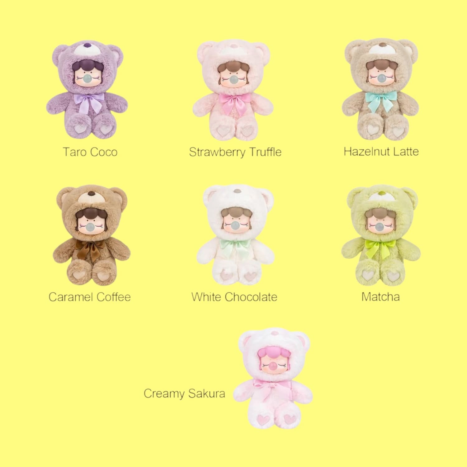 Nanci Series Colorful Chocolate Cutie Bears Blind Box Box