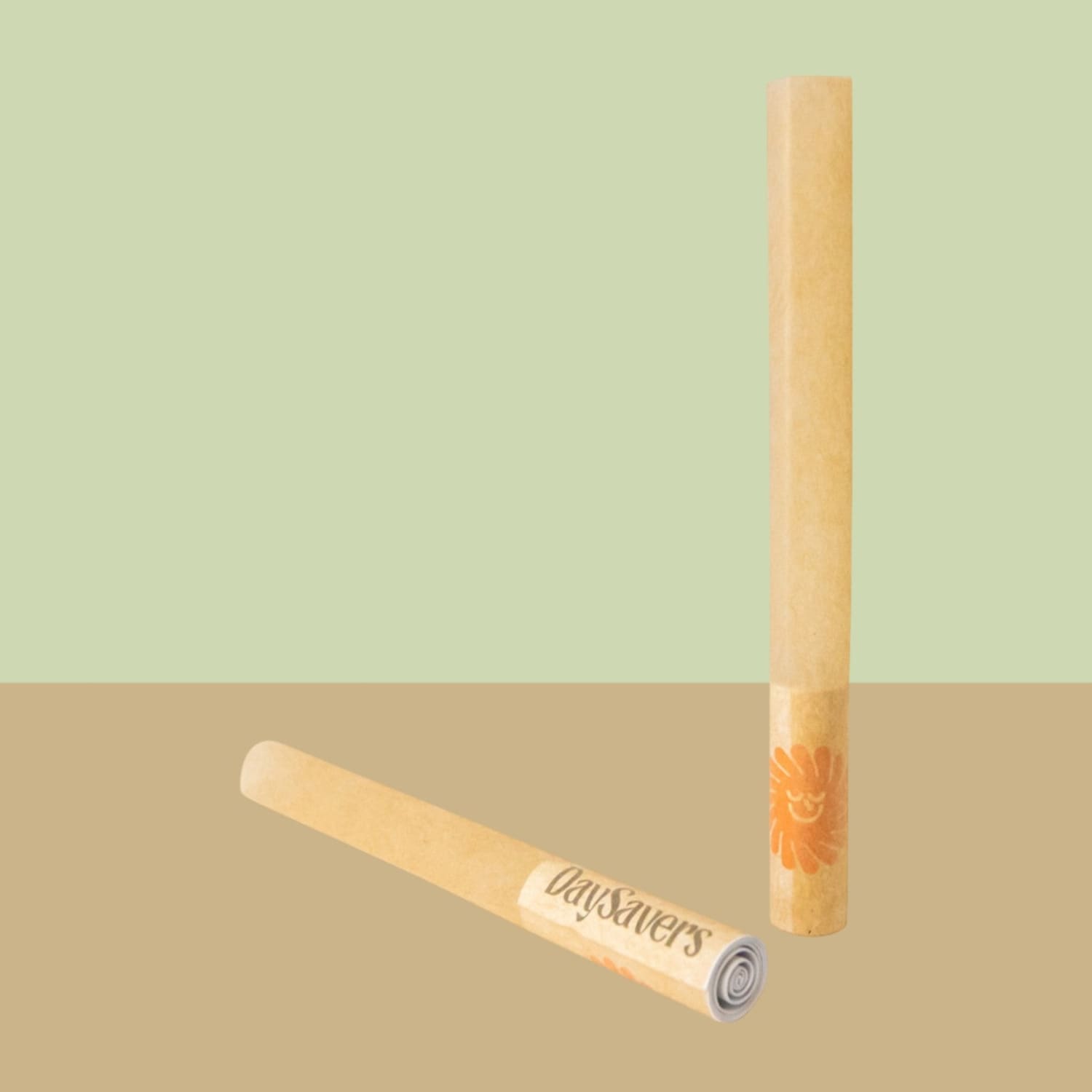 Natural Brown Pre Roll Tubes with Spiral Filter Tips