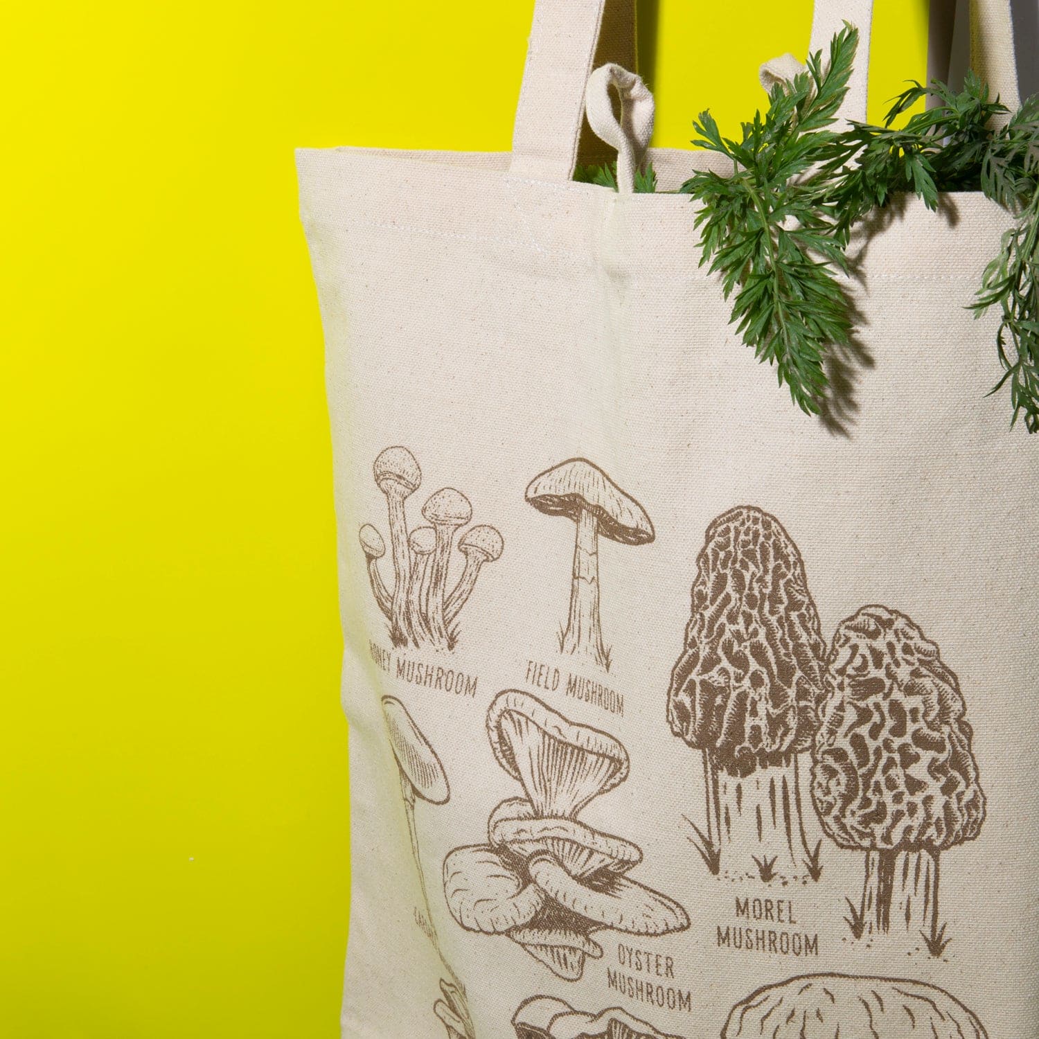 Eco Mushroom Forager Tote Bag Mushroom - Shroompower - Tote