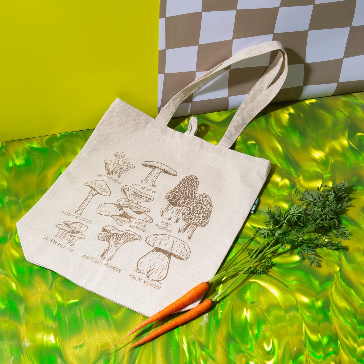 Eco Mushroom Forager Tote Bag Mushroom - Shroompower - Tote