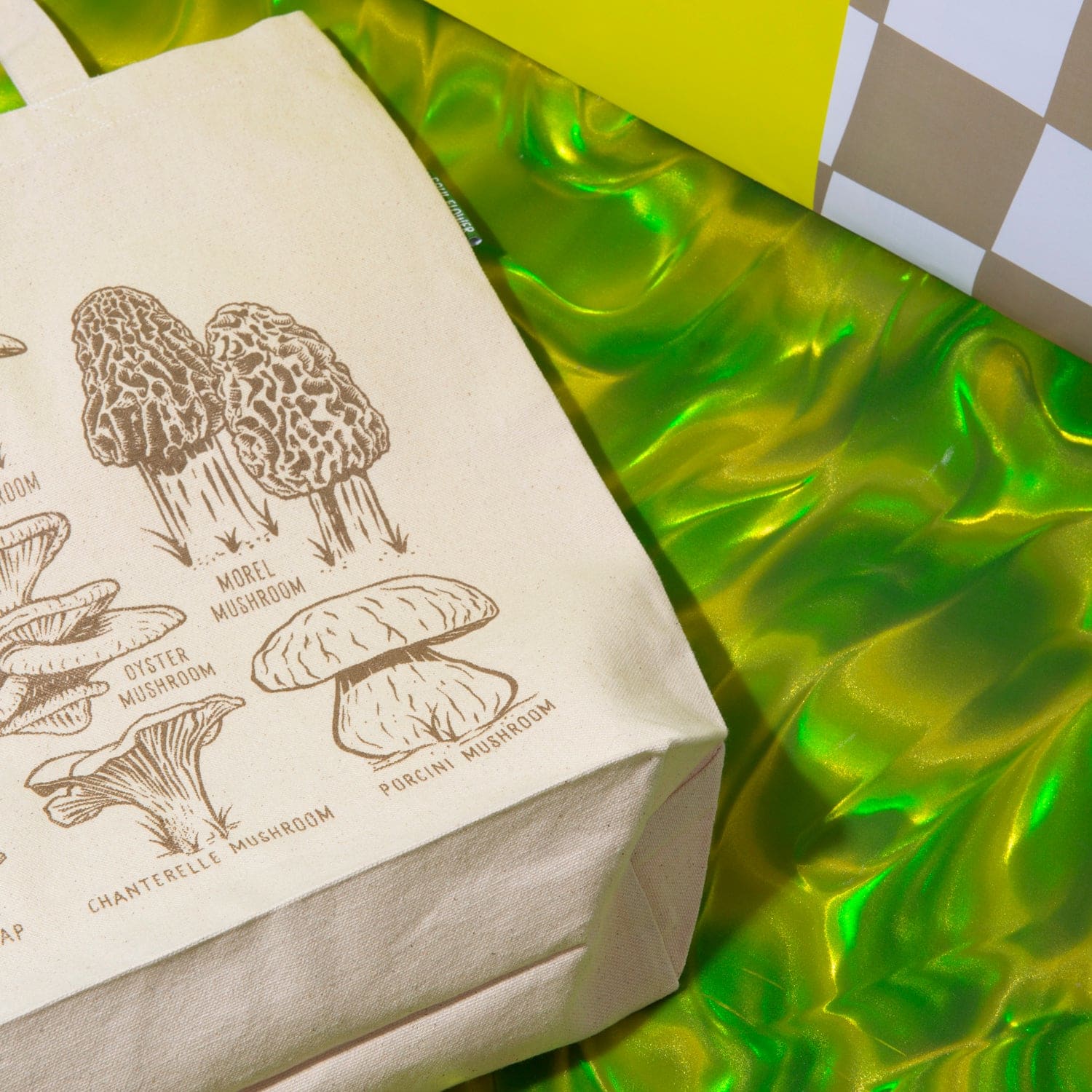 Eco Mushroom Forager Tote Bag Mushroom - Shroompower - Tote