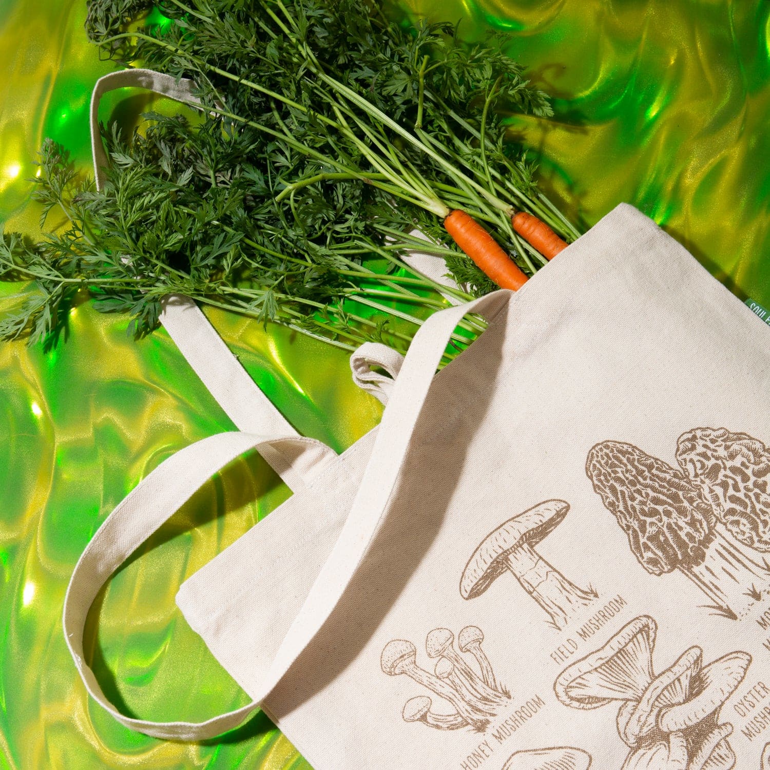 Eco Mushroom Forager Tote Bag Mushroom - Shroompower - Tote