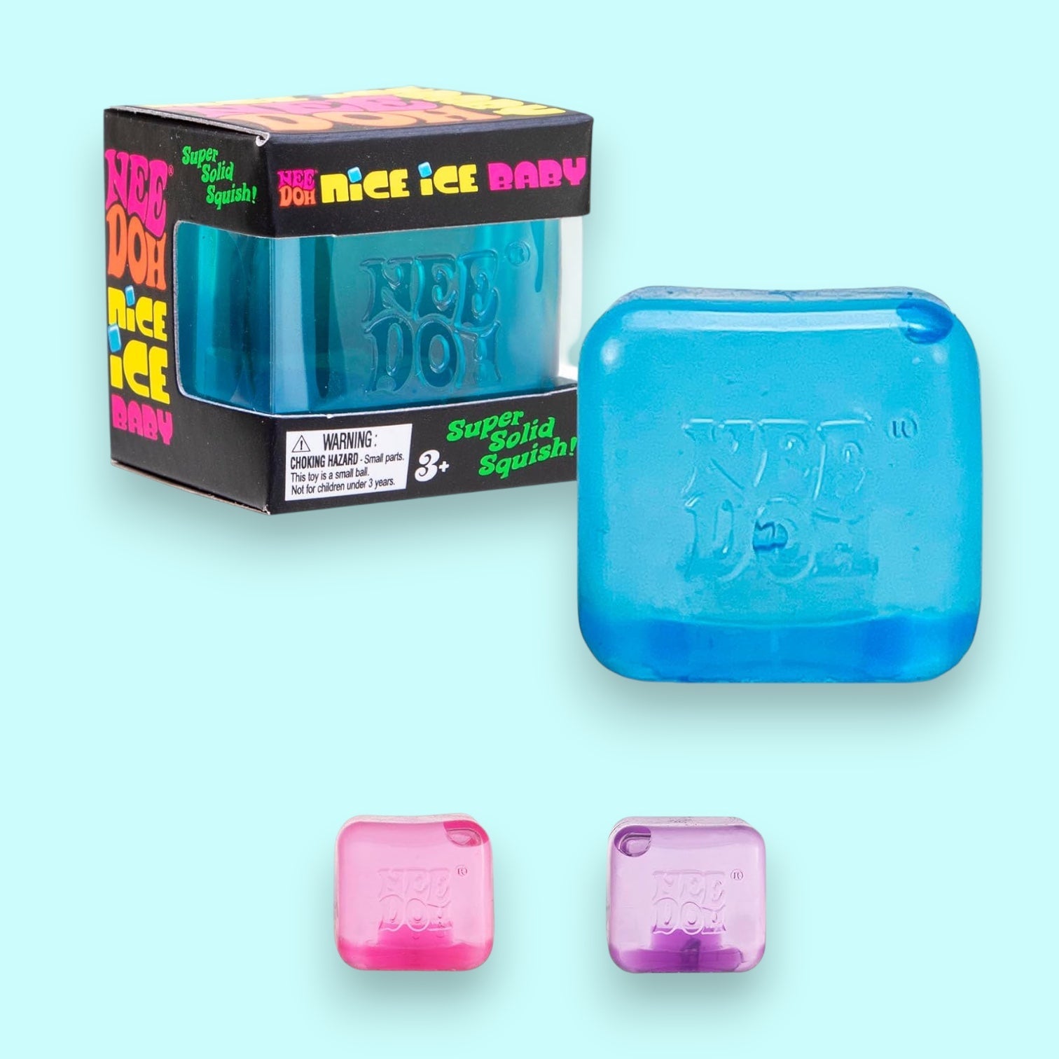 Needoh Nice Ice Baby Assorted Mini Stress Relief Cube