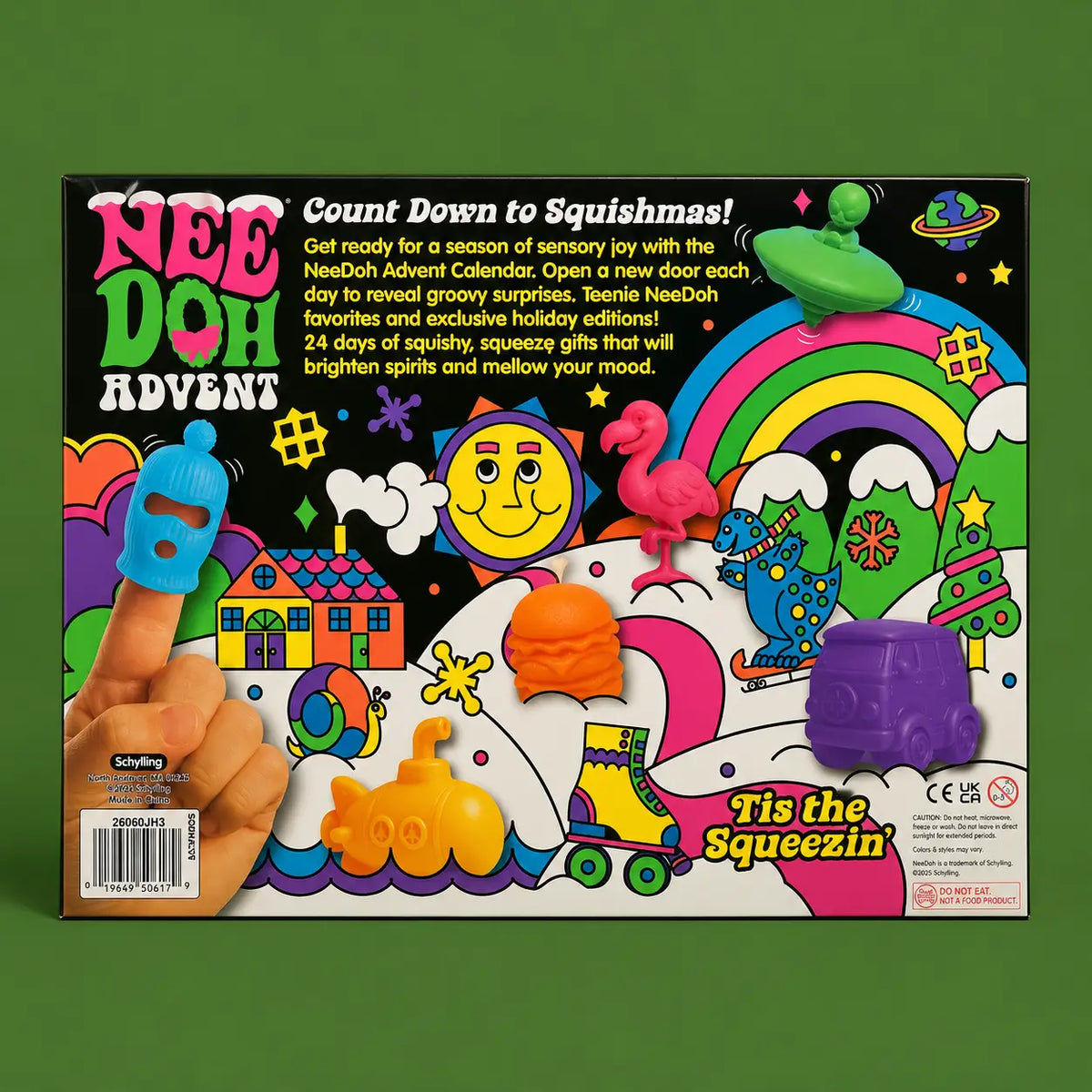 Needoh Squishmas Advent Calendar 2026 Squishy Sensory Toy