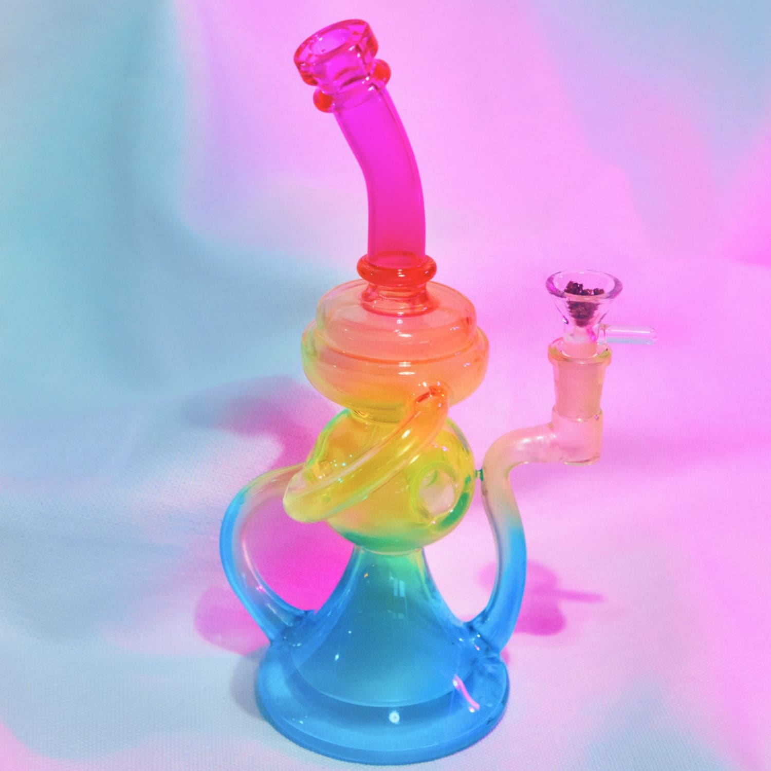 Neon Rainbow Beaker Beaker - Breakfast of Champions -