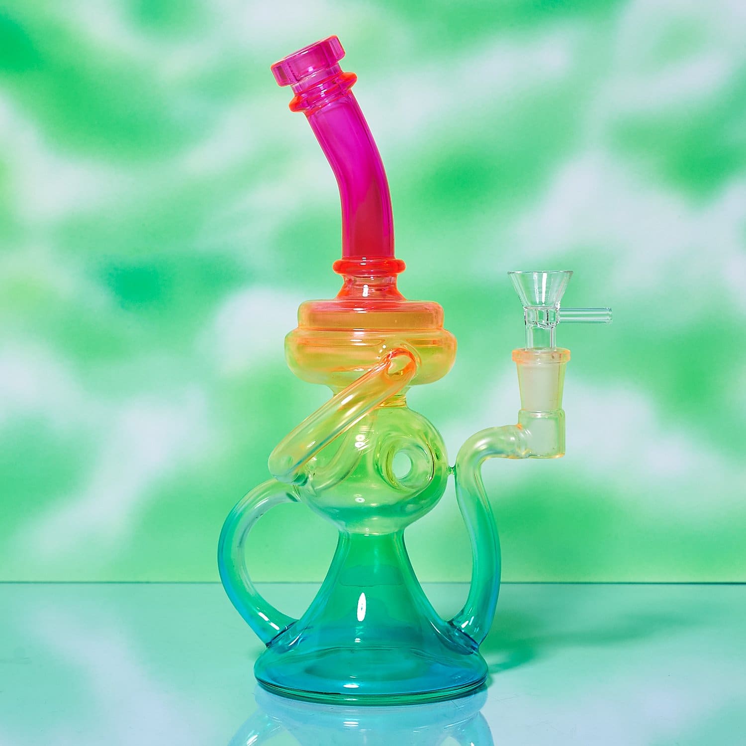 Neon Rainbow Beaker Beaker - Breakfast of Champions -