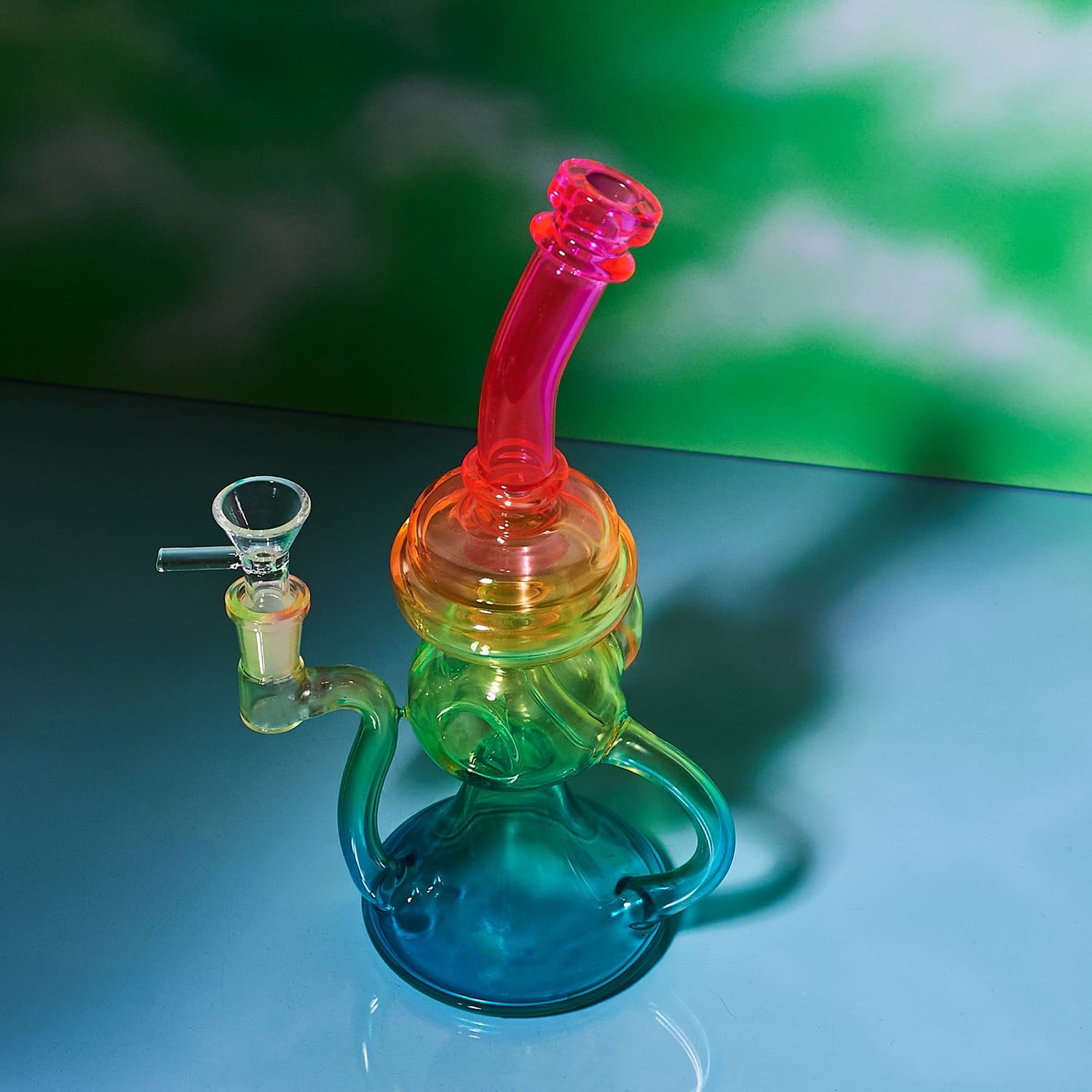 Neon Rainbow Beaker Beaker - Breakfast of Champions -