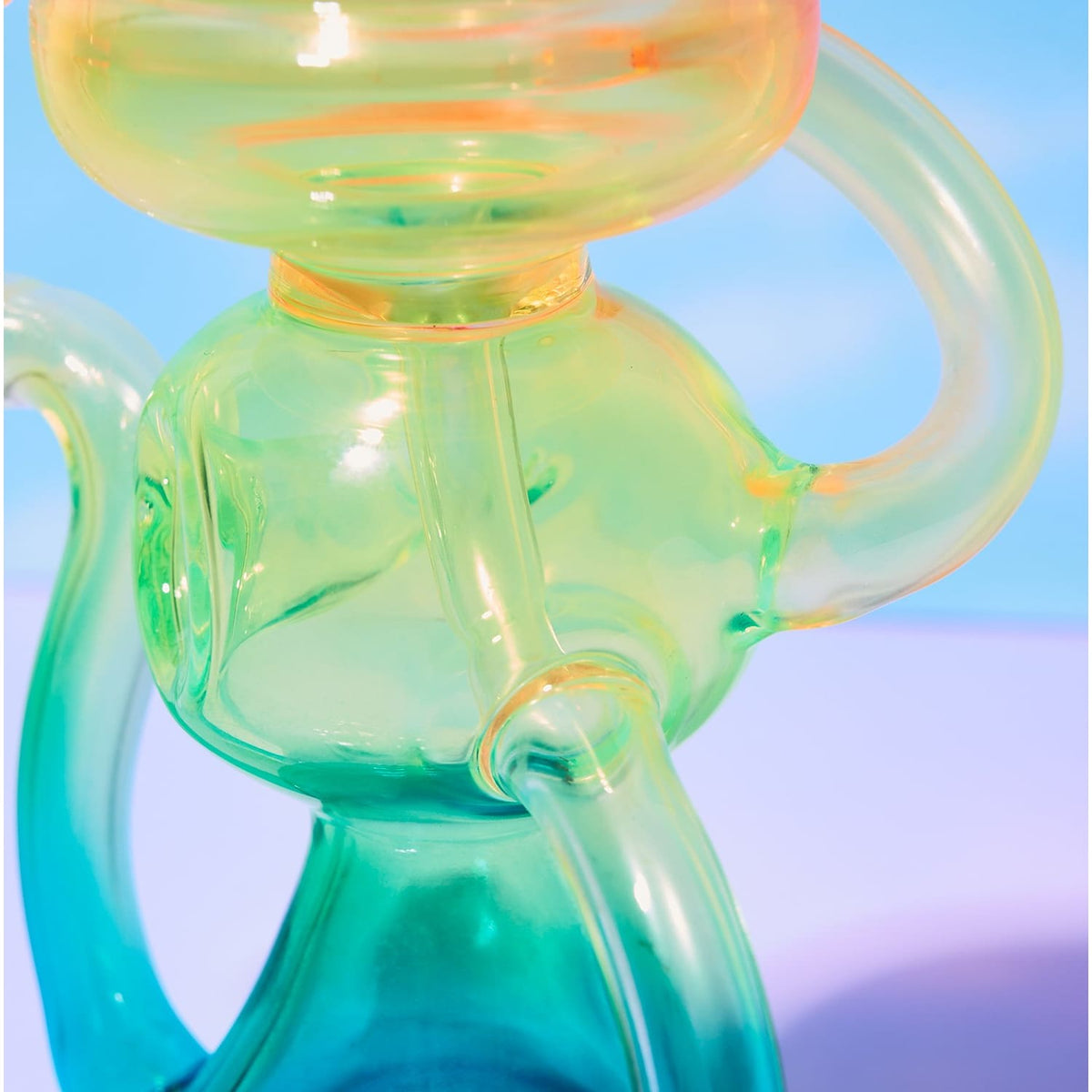 Neon Rainbow Recycler Beaker Beaker - Breakfast of Champions