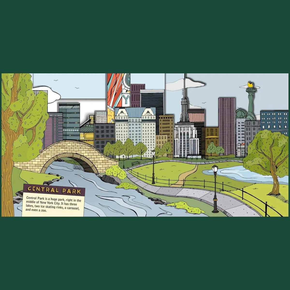 New York City Die-cut Book | Friends Nyc Brooklyn Ny