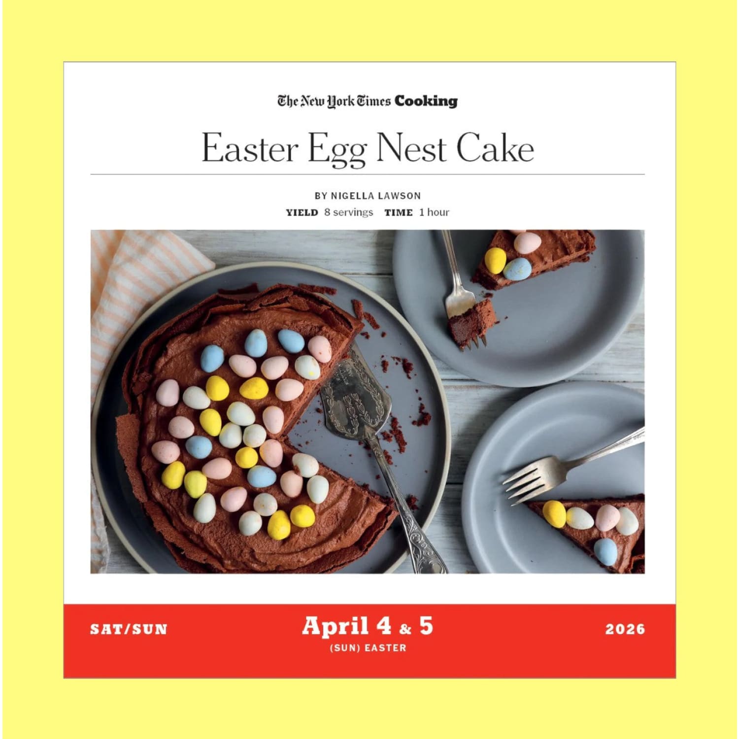 New York Times Cooking Page a Day Calendar 2026 Calendar