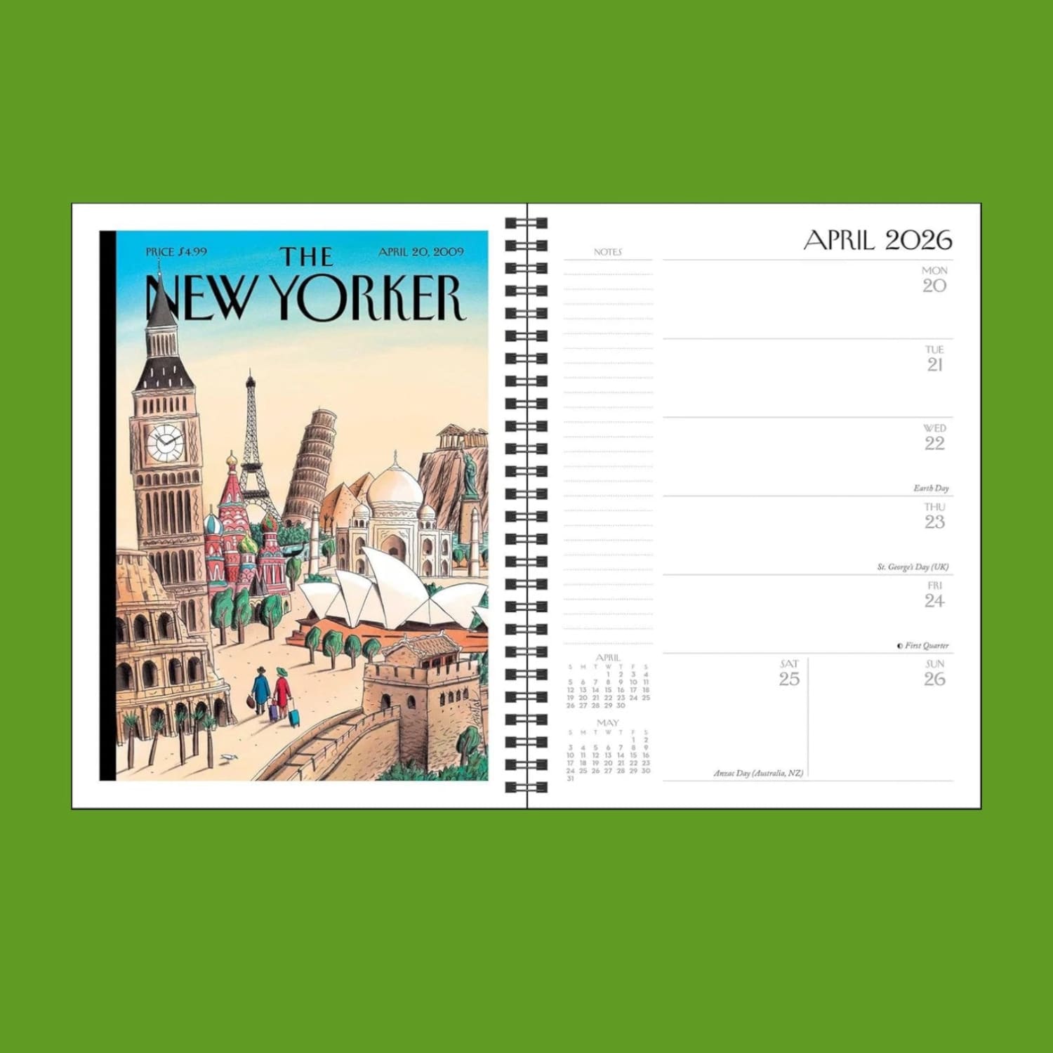 New Yorker Magazine Monthly / Weekly Planner 2026