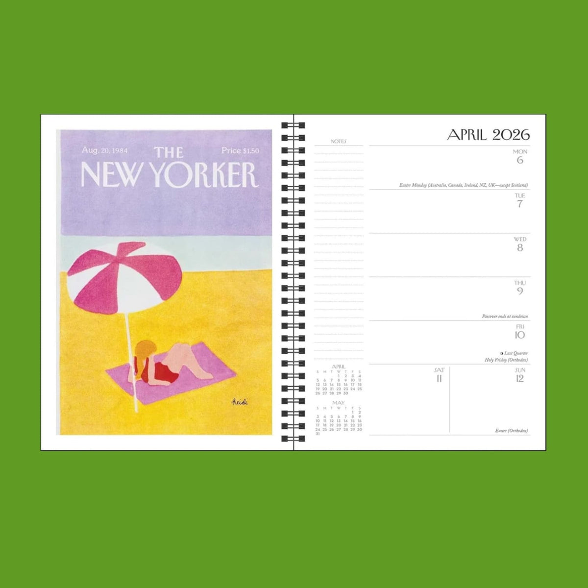 New Yorker Magazine Monthly / Weekly Planner 2026