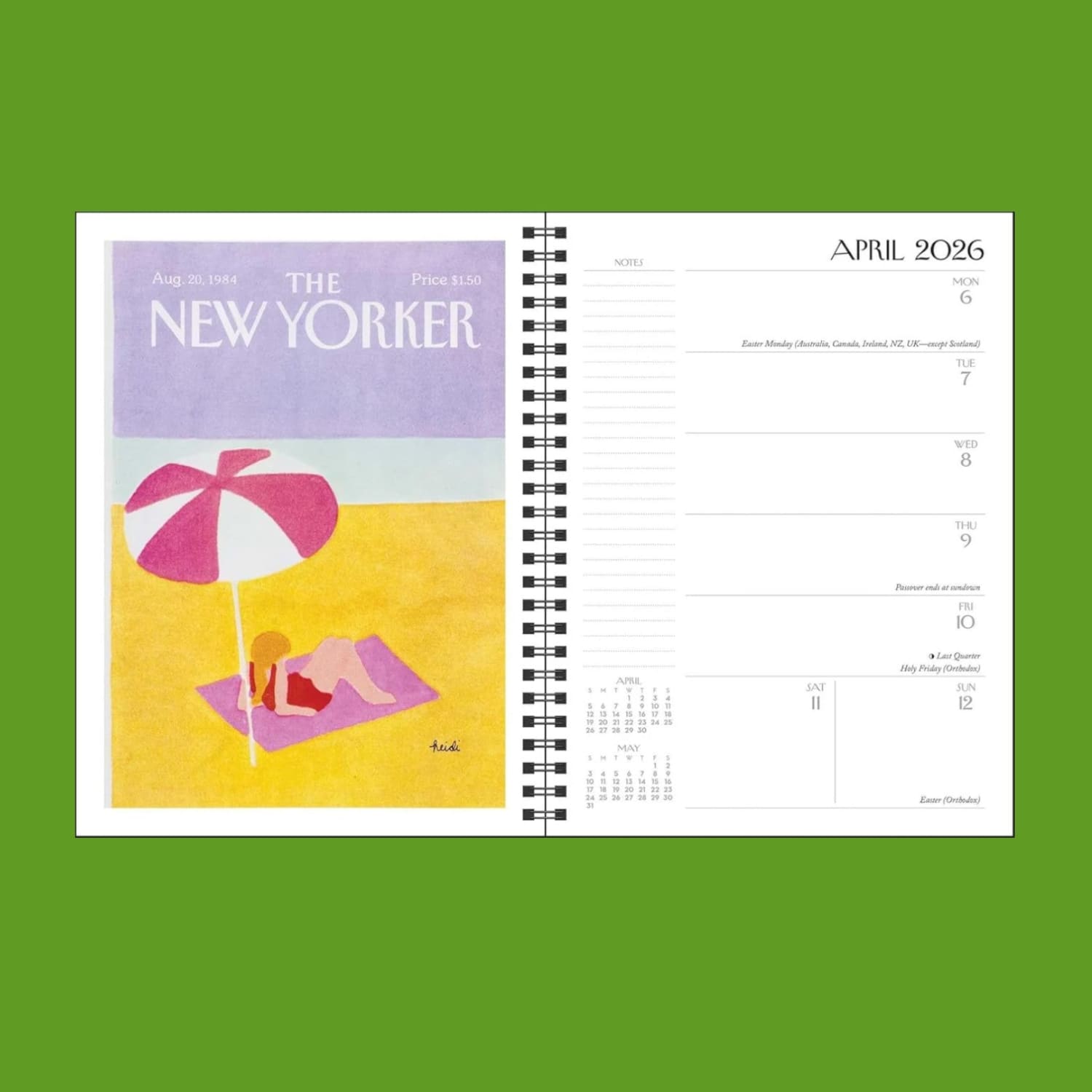 New Yorker Magazine Monthly / Weekly Planner 2026