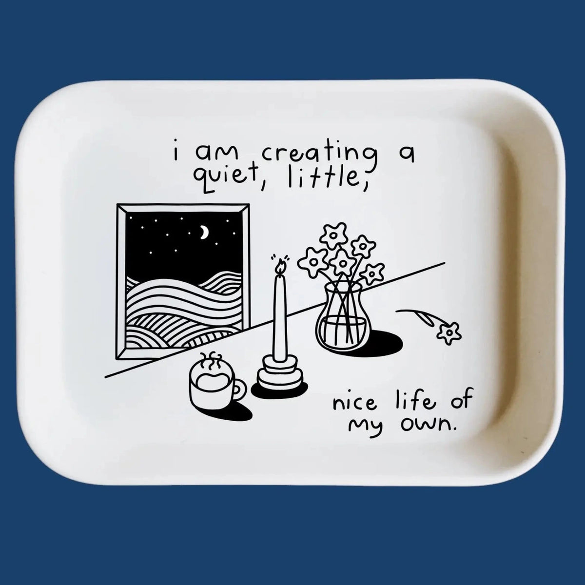 Nice Life of my Own Tray | Bamboo Trinket | Friends Nyc