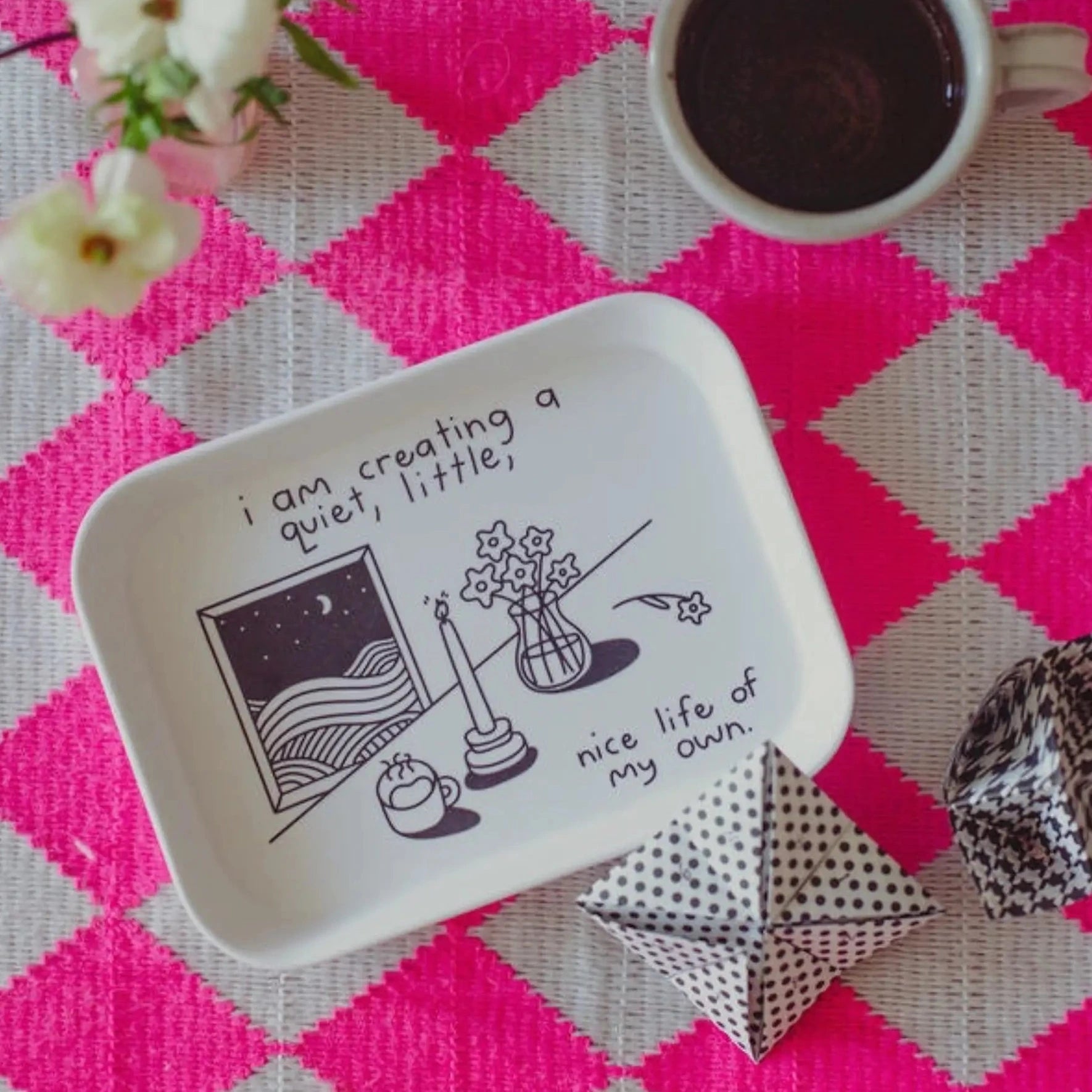Nice Life of my Own Tray | Bamboo Trinket | Friends Nyc