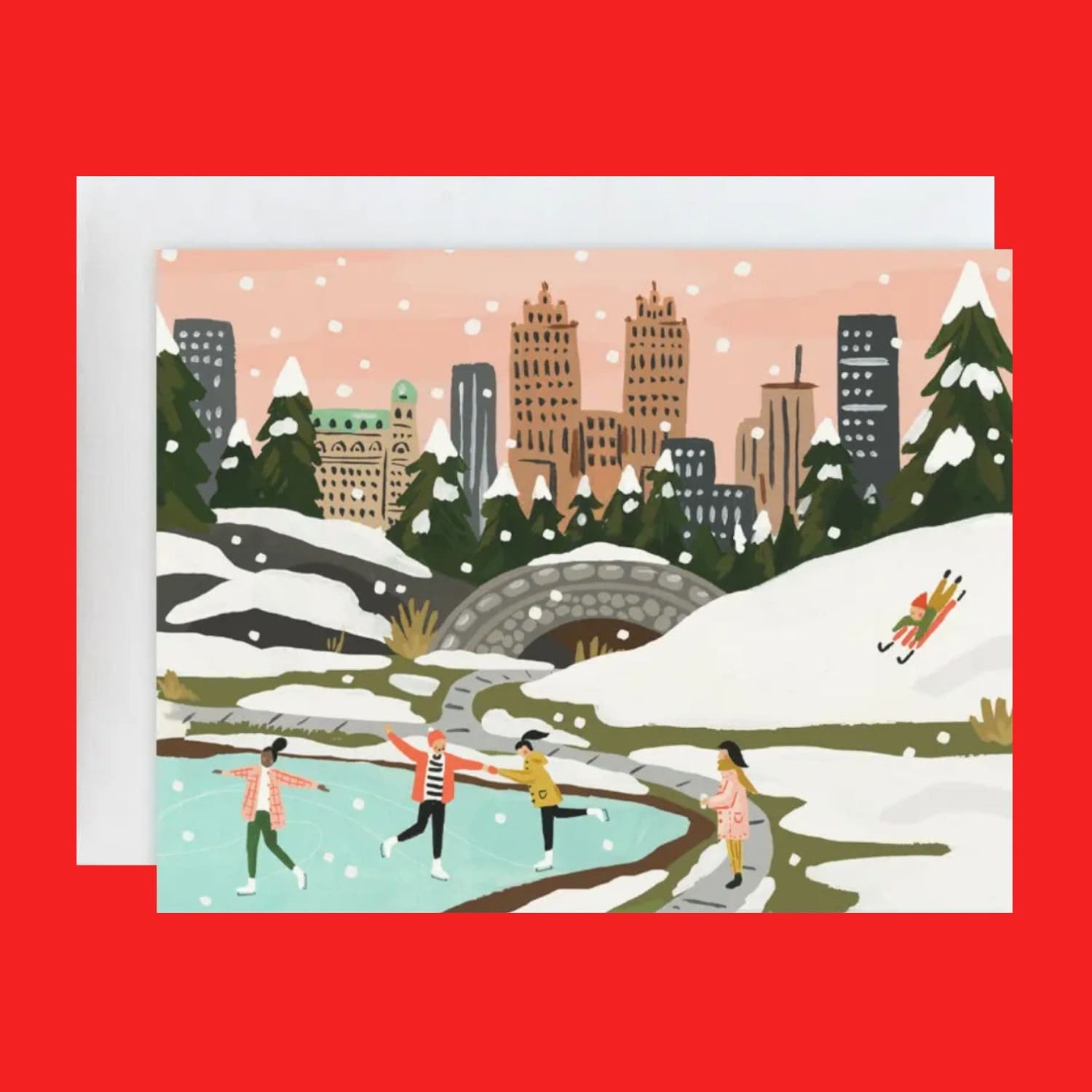 Nyc Holiday Greeting Cards Assorted • Gift Boxed Set of 10