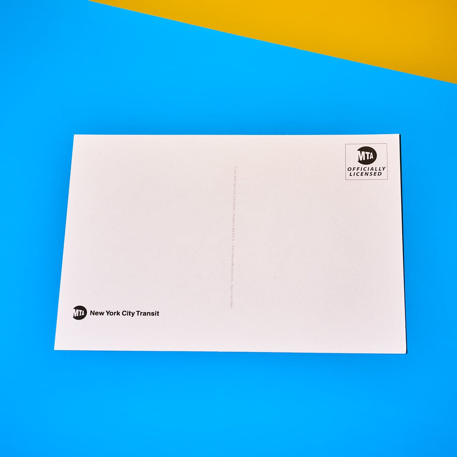 Nyc Mta Metrocard Postcard Greeting Card - Mta - Nyc