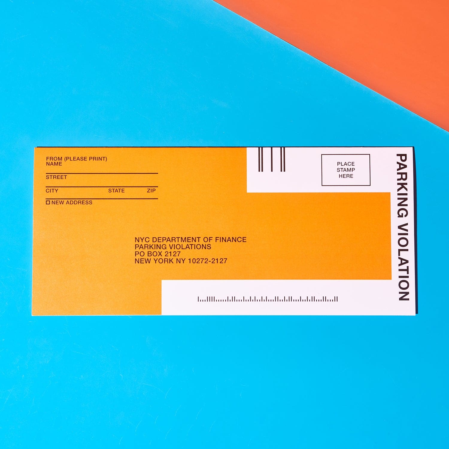 Nyc Parking Ticket Greeting Card Card - Greeting - Cards