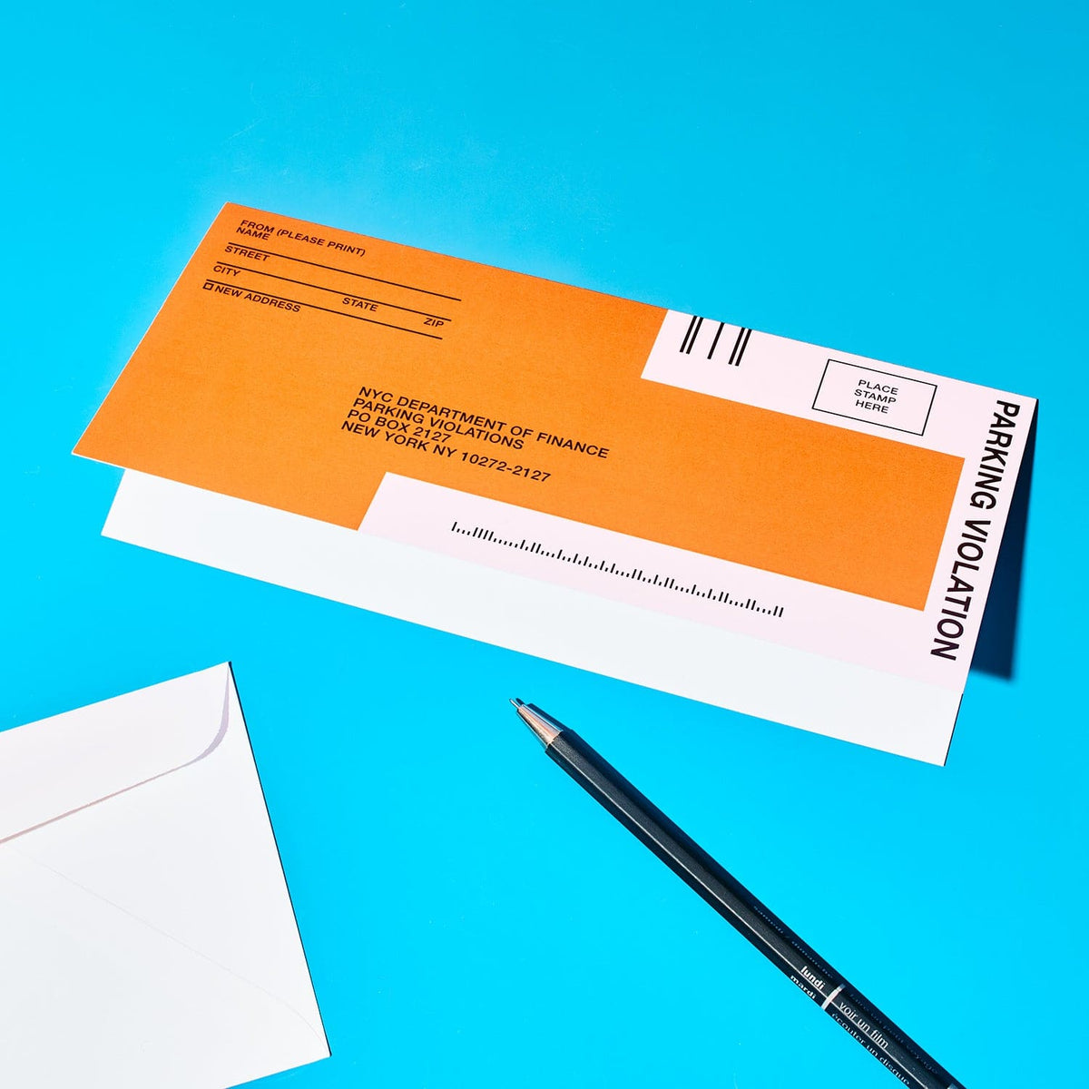 Nyc Parking Ticket Greeting Card Card - Greeting - Cards