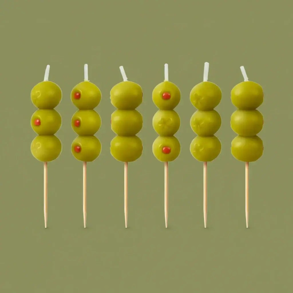 Olive Cocktail Party Candles | Friends Nyc Brooklyn Ny