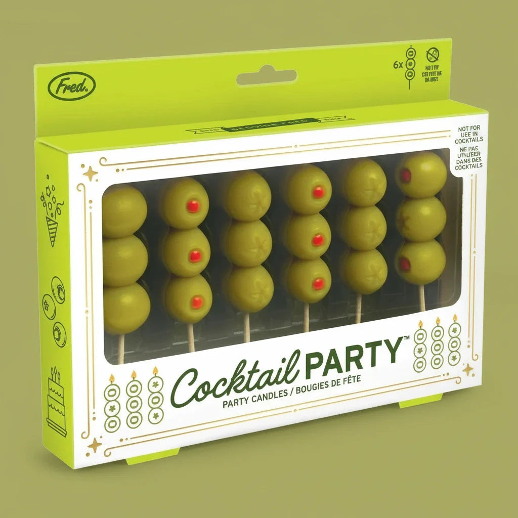 Olive Cocktail Party Candles | Friends Nyc Brooklyn Ny