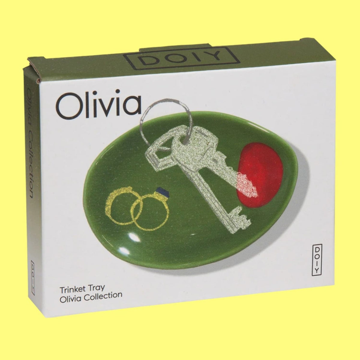 Olive Trinket Tray Ceramic - Ceramics - Doiy - Fake Food