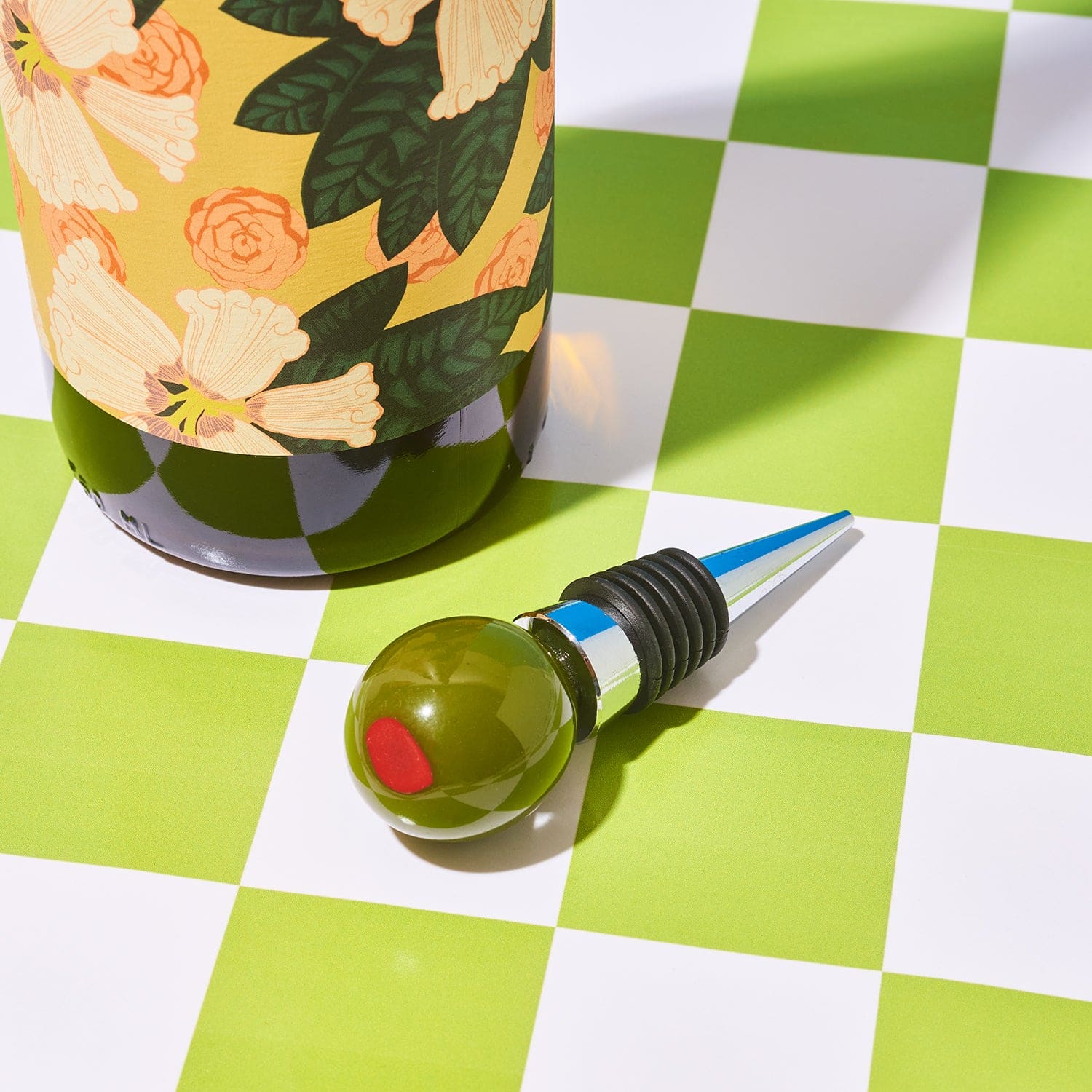 Olive Wine Stopper Fake Food - Kitchen and Drink - Olive
