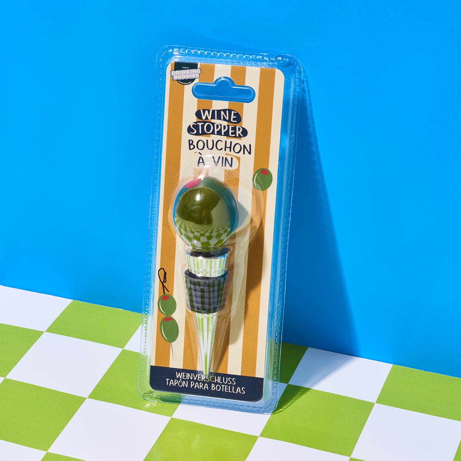Olive Wine Stopper Fake Food - Kitchen and Drink - Olive