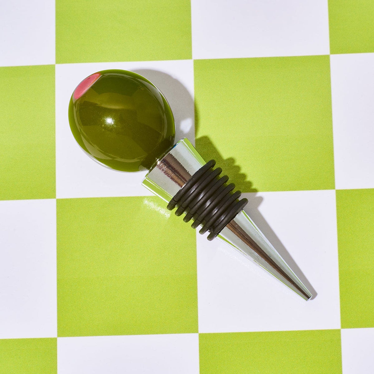 Olive Wine Stopper Fake Food - Kitchen and Drink - Olive