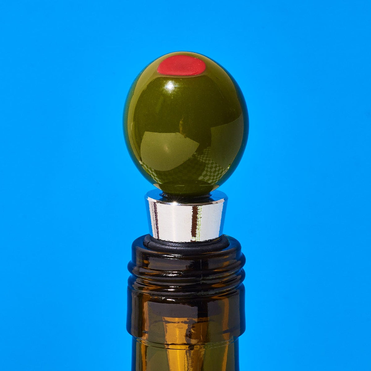 Olive Wine Stopper Fake Food - Kitchen and Drink - Olive