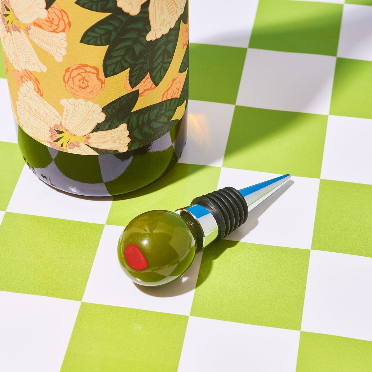 Olive Wine Stopper Fake Food - Kitchen and Drink - Olive