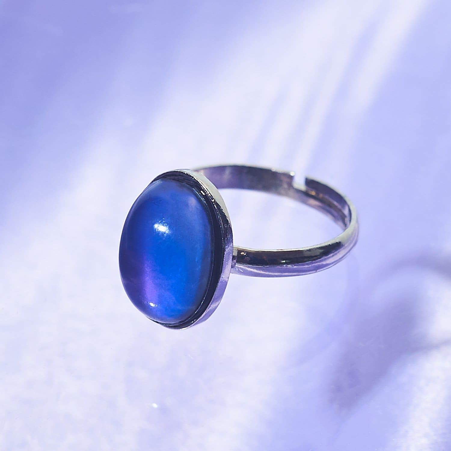 Oval Mood Ring 90s - Baby - back to School - Bff - Mood Ring