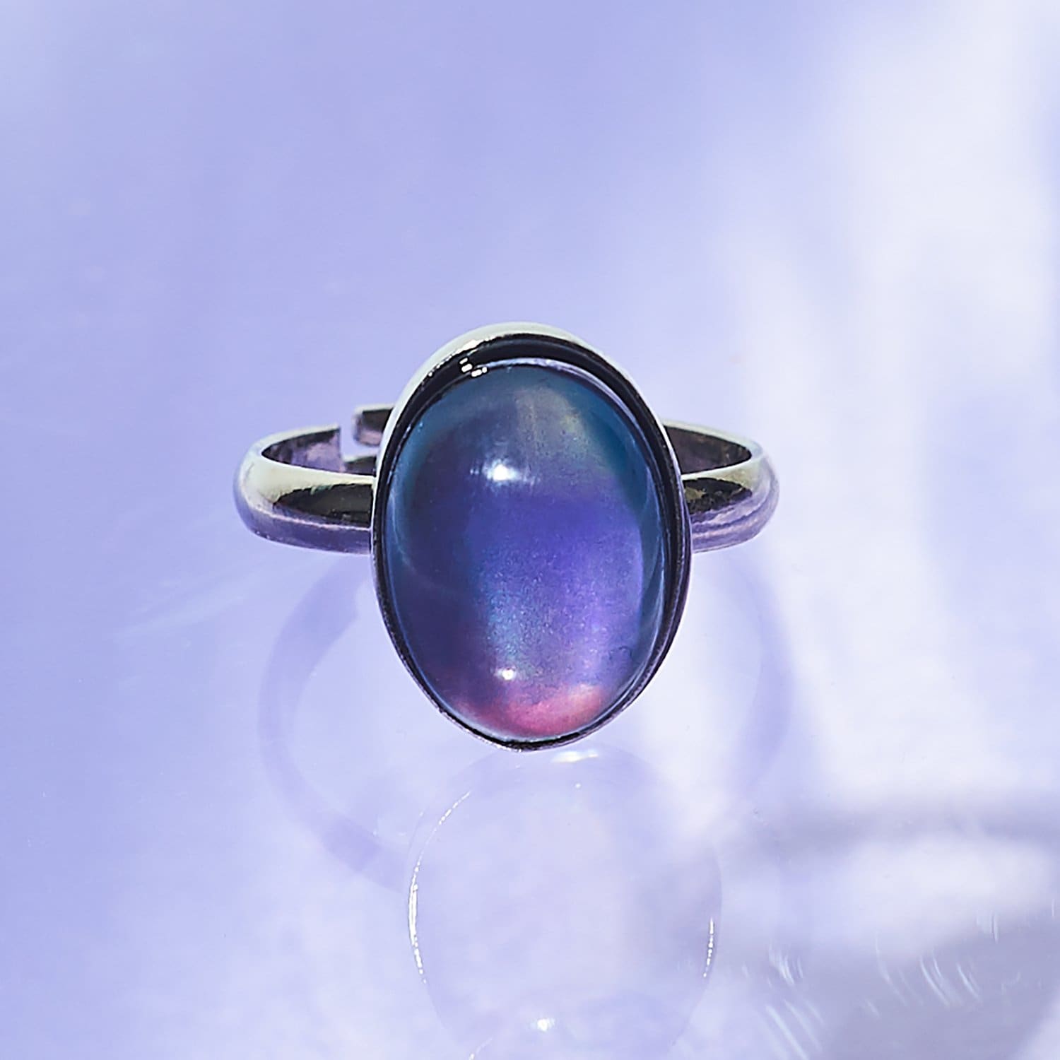 Oval Mood Ring 90s - Baby - back to School - Bff - Mood Ring