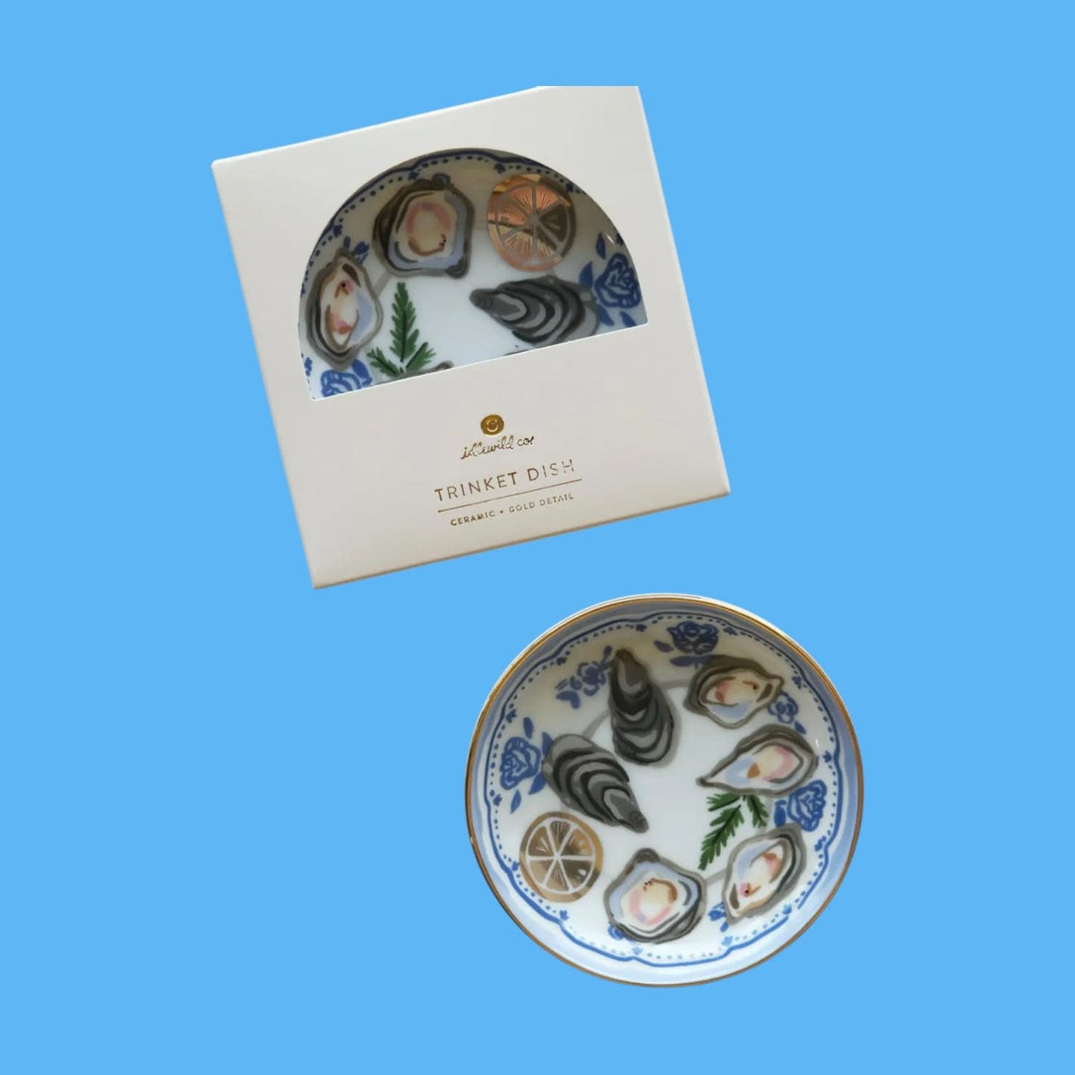 Oysters Trinket Dish Ceramic - Dish - Ceramics - Kitchen