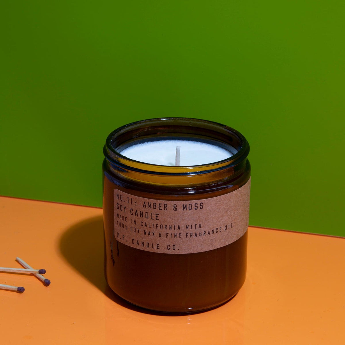 P.f. Candle Co. Large - Amber & Moss Amber and Moss - Candle