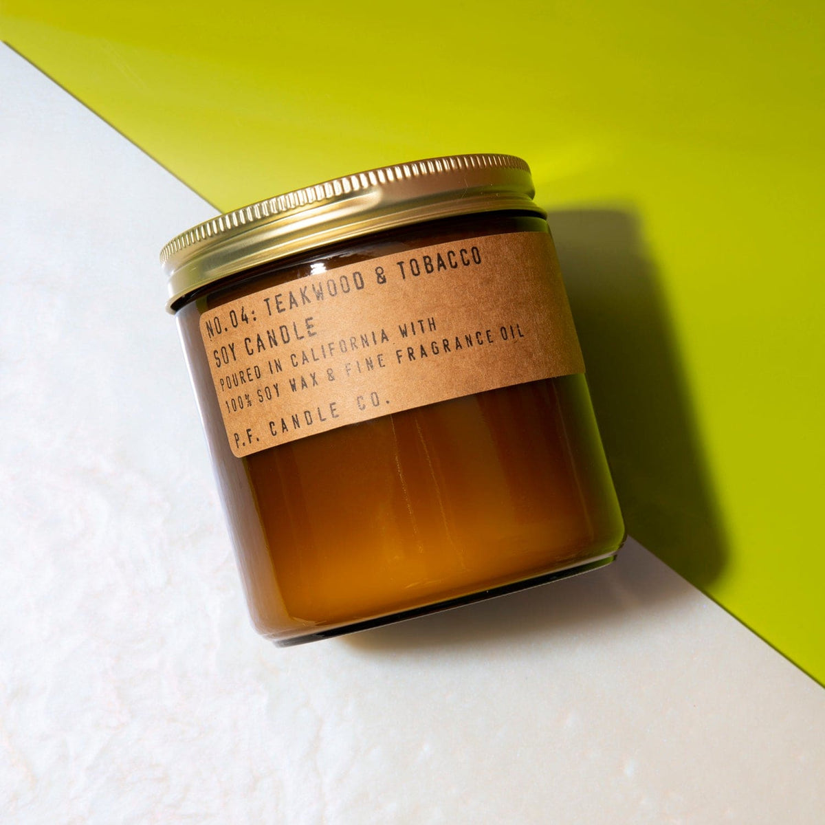 P.f. Candle Co. Large - Teakwood & Tobacco Candle - Candles