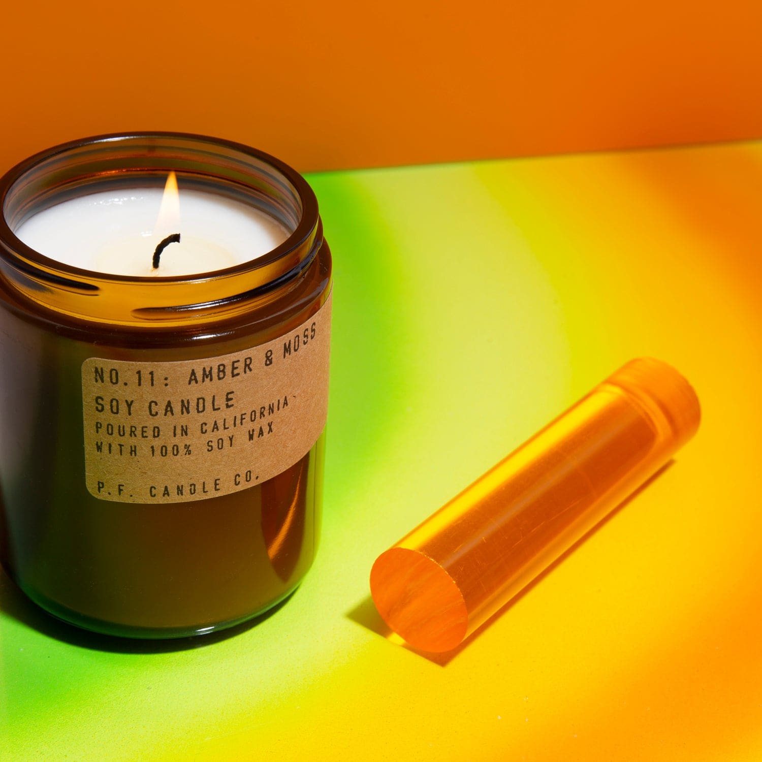 P.f. Candle Co. - Amber & Moss Candle - Candles - Earthy -