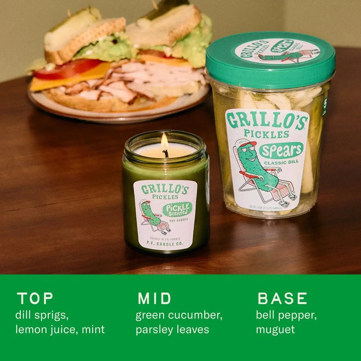 P.f. Candle Co. 7.2 Oz - Grillo’s Pickles co | Limited
