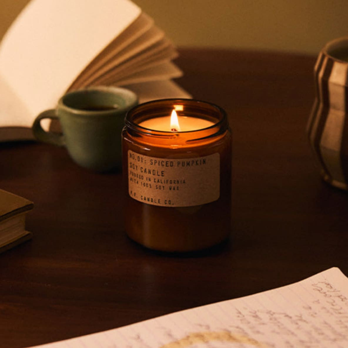 P.f. Candle Co. - Spiced Pumpkin Candle - Fall - Scent