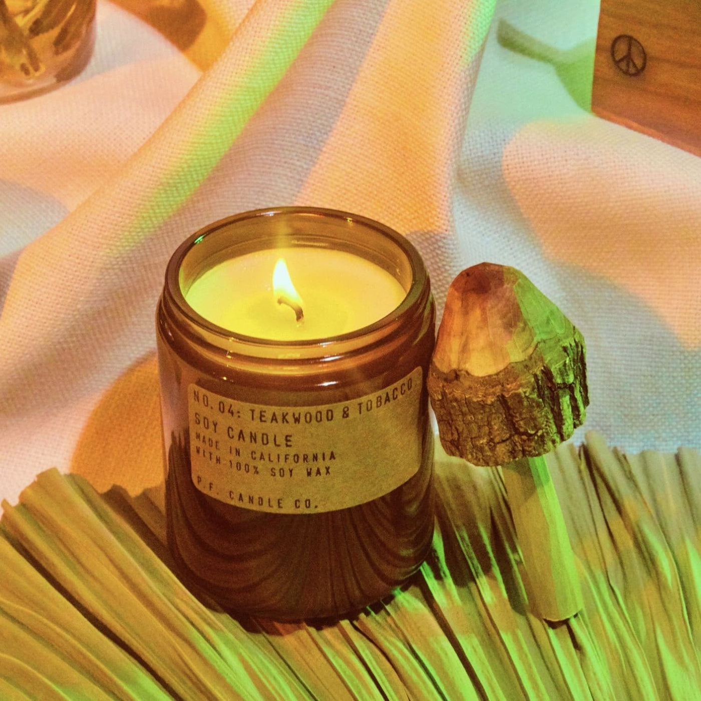 P.f. Candle Co. - Teakwood & Tobacco best Seller - Candle -