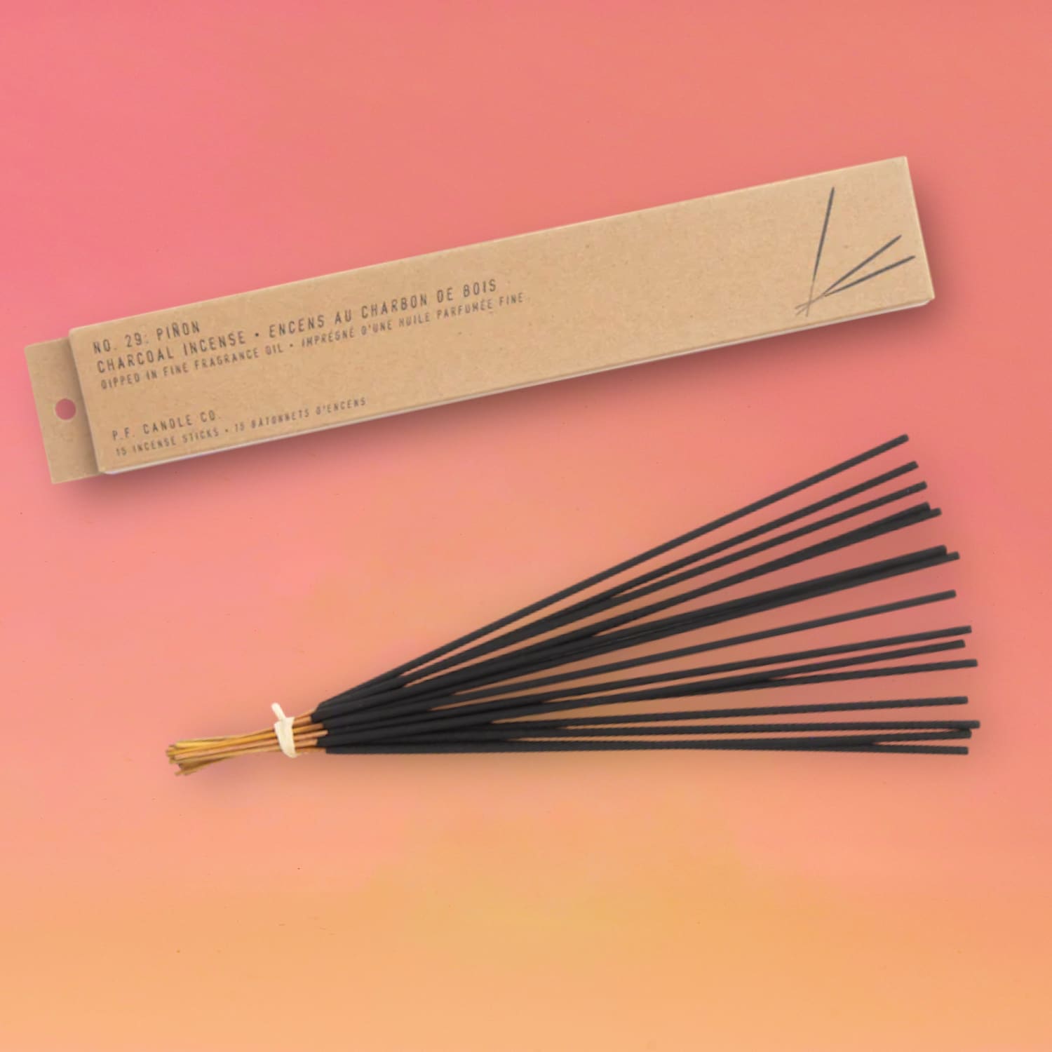 P.f. Candle Co. Incense - Pinon Charcoal Incense - Home