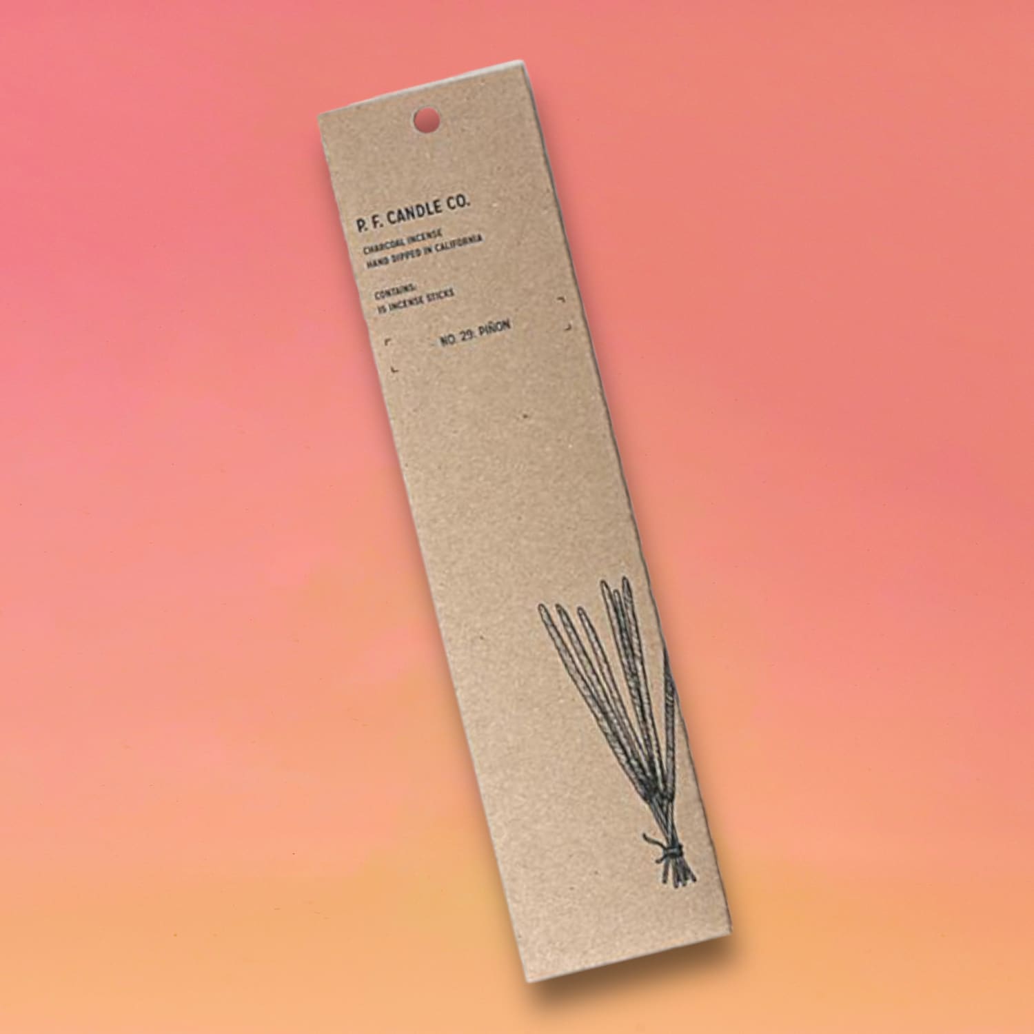 P.f. Candle Co. Incense - Pinon Charcoal Incense - Home