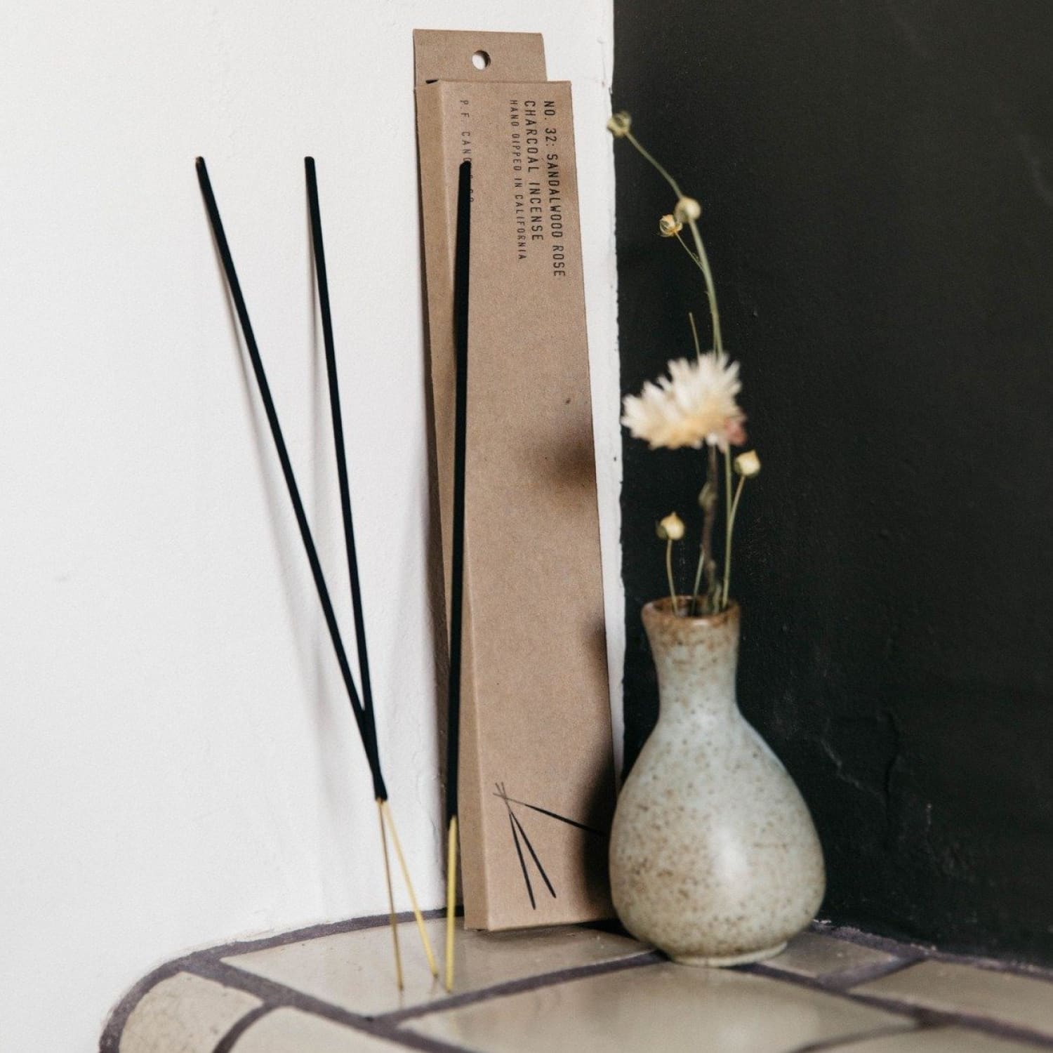 P.F. Candle Co. Charcoal Incense - Sandalwood Rose