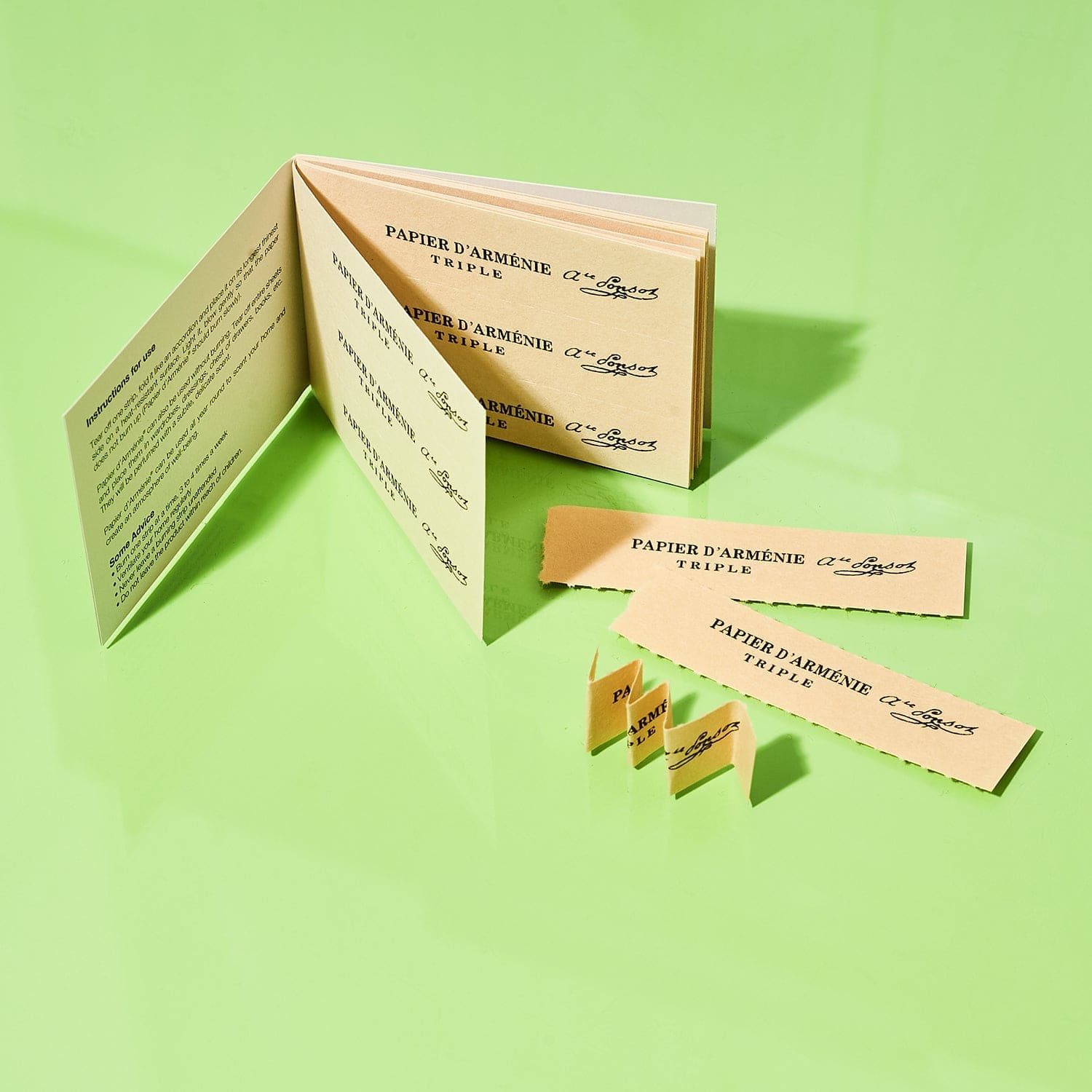 Papier D’arménie Incense Papers French Incense Papers - Hand