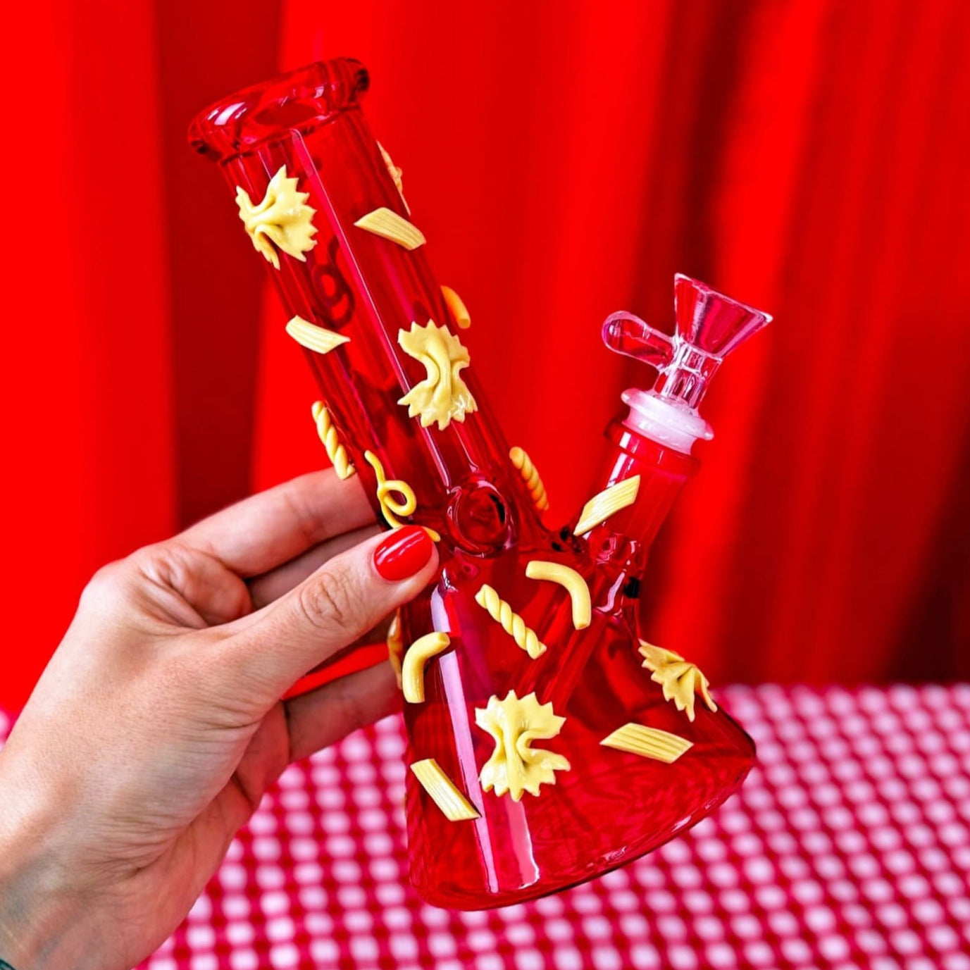 Pasta Party Bong Aesthetic Bong - Fake Food - Kitsch