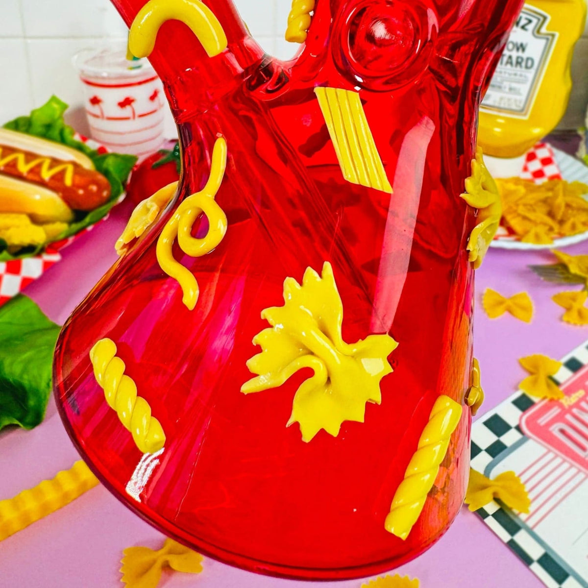 Pasta Party Bong Aesthetic Bong - Fake Food - Kitsch