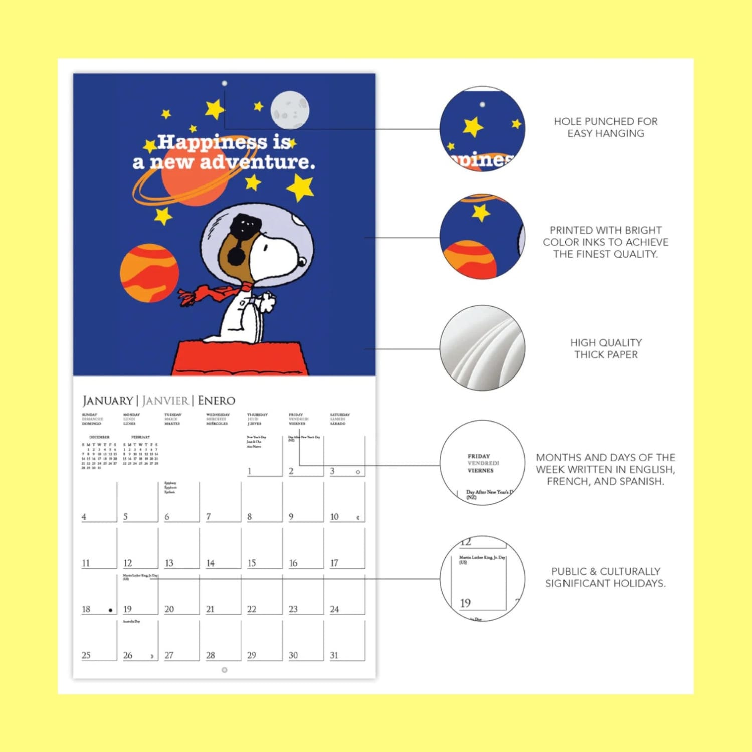 Peanuts Happiness Mini Calendar 2026 Calendar Calendar26