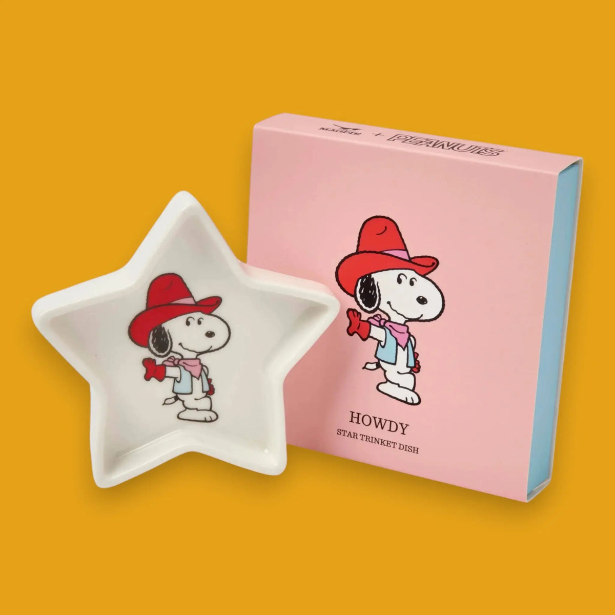 Peanuts Star Shaped Trinket Dish - Howdy Snoopy | Gift