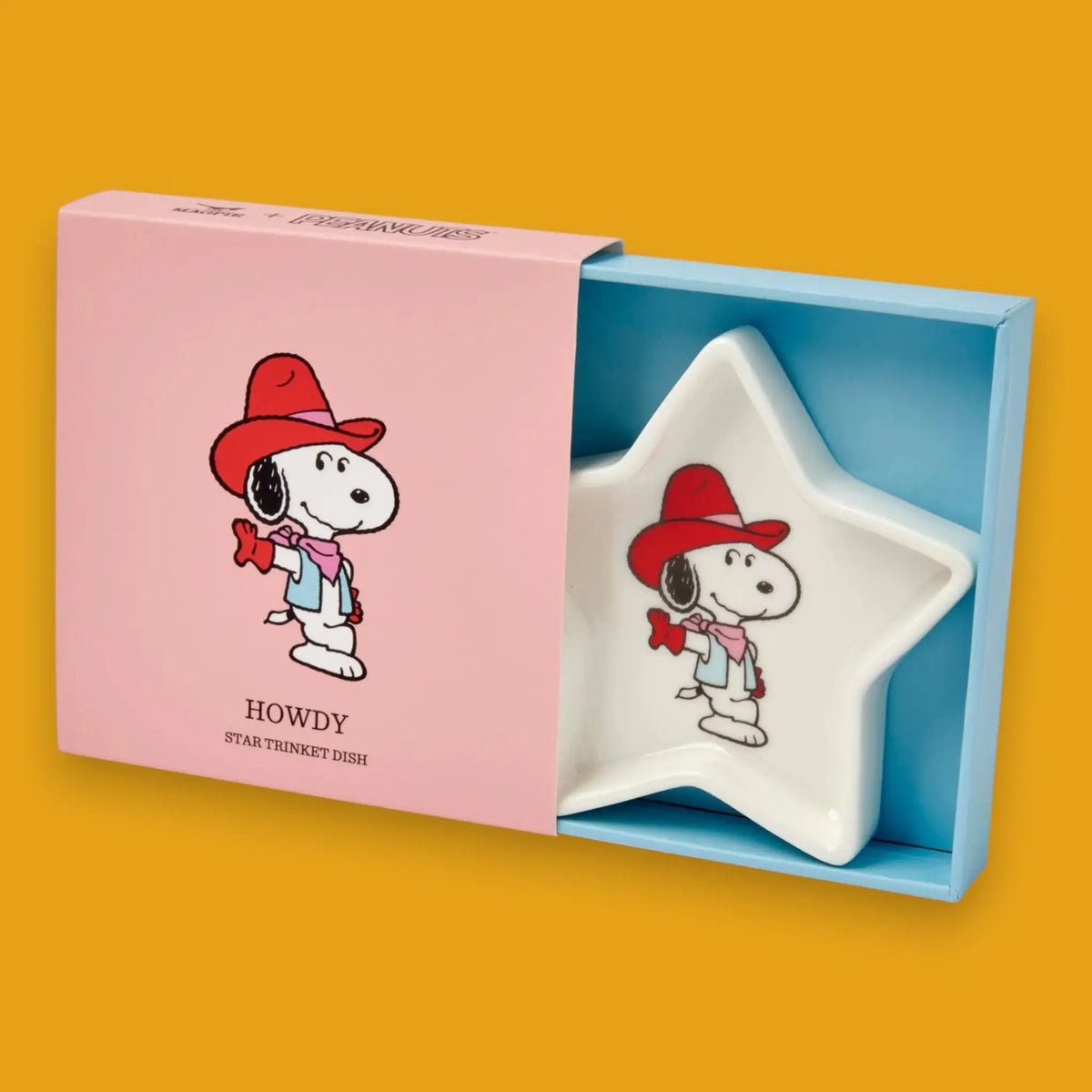 Peanuts Star Shaped Trinket Dish - Howdy Snoopy | Gift