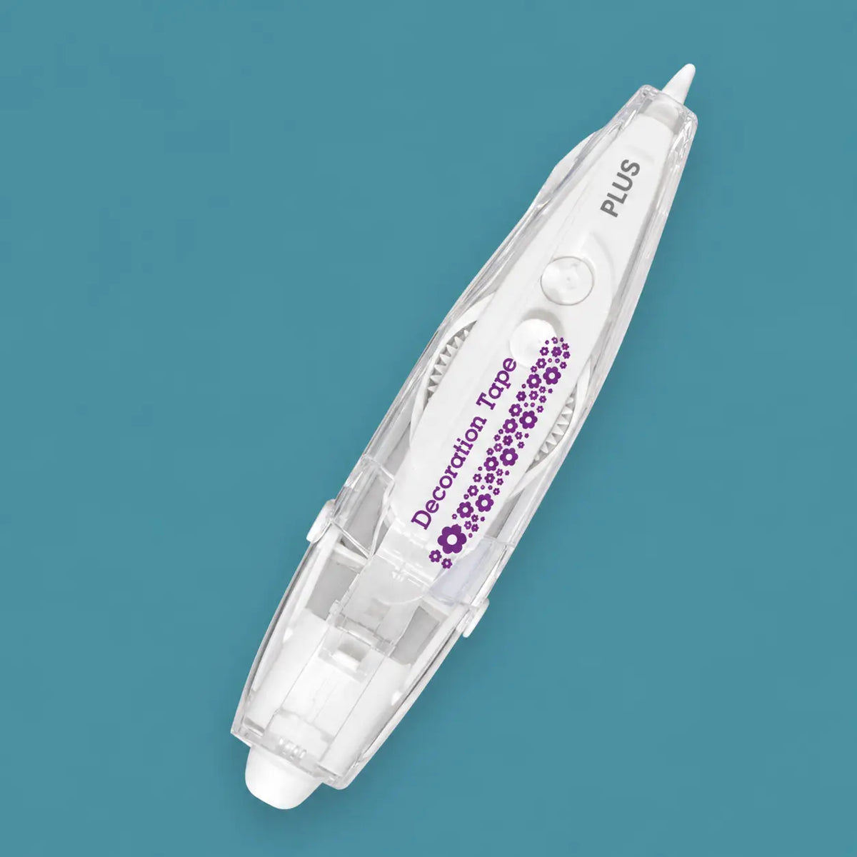 Pen Deco Craft Tape Roller - Purple Flowers | Plus